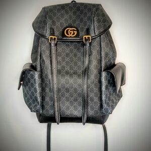 Gucci Black and Gold Women's Backpack